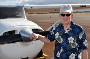 Author, Bill Fox at Maui Aviators the day of the flight.